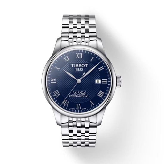 Picture of Tissot Le Locle Powermatic 80 Steel Watch with Blue Dial