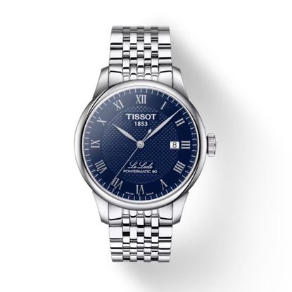 Picture of Tissot Le Locle Powermatic 80 Steel Watch with Blue Dial