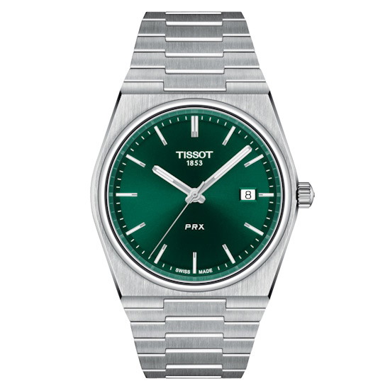 Picture of Tissot PRX 40205 Stainless Steel Watch with Green Dial