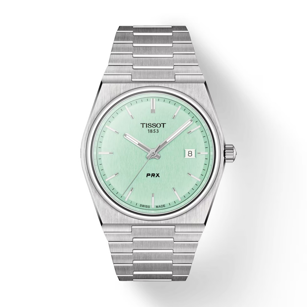 Picture of Tissot PRX Stainless Steel Watch with Light Green Dial
