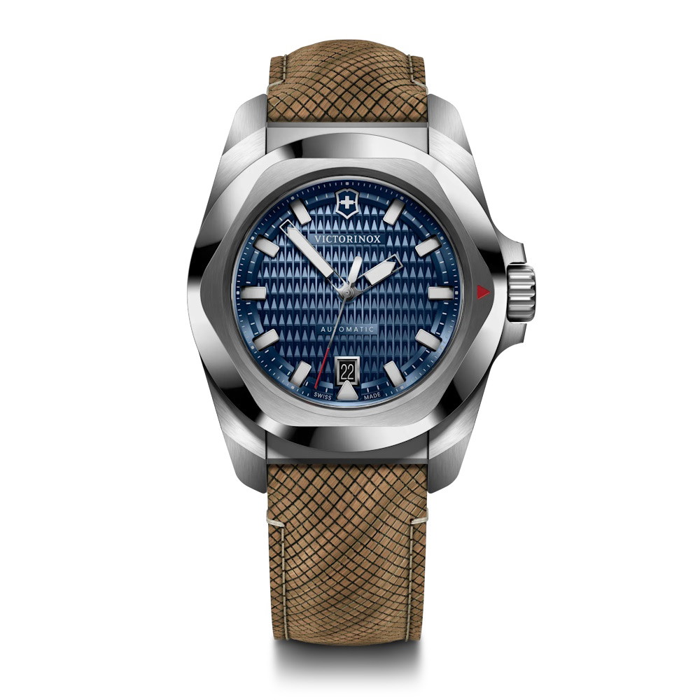 Picture of Victorinox 41mm I.N.O.X. Automatic Watch with Brown Wood Strap