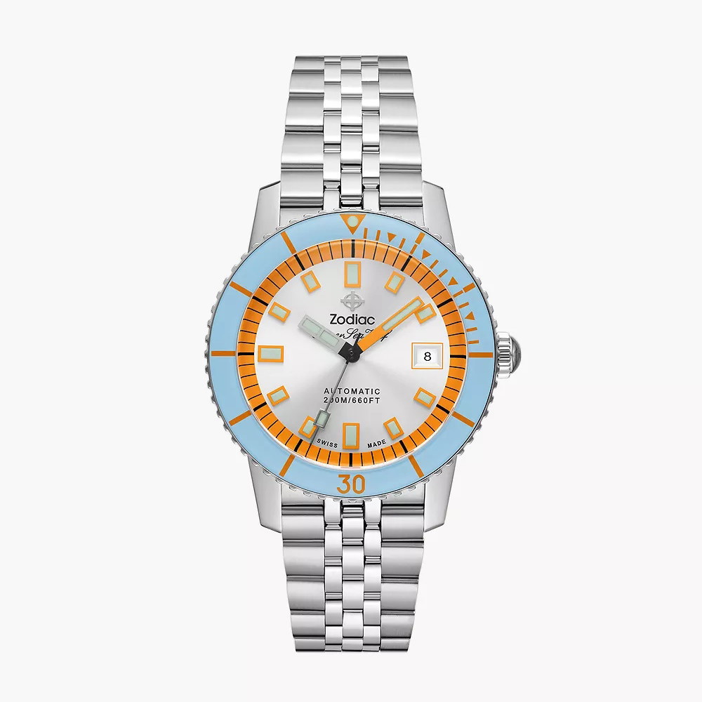 Picture of Zodiac Super Sea Wolf Compression Diver Automatic Steel Watch