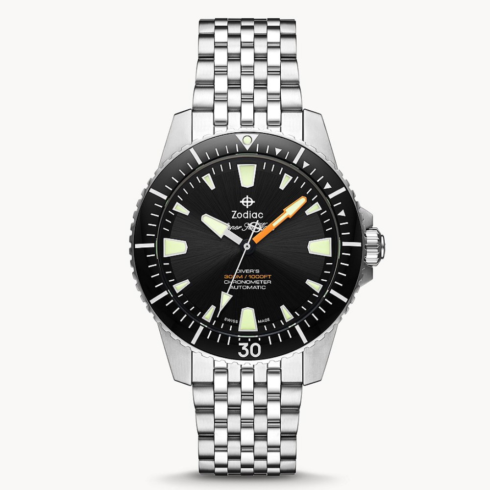 Picture of Zodiac Super Sea Wolf Pro-Diver Auto Stainless Steel Watch