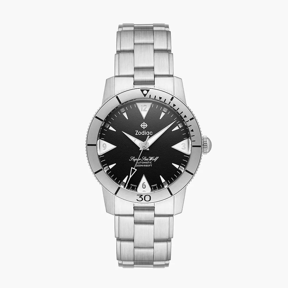 Picture of Zodiac Super Sea Wolf Skin Diver Auto Stainless Steel Watch