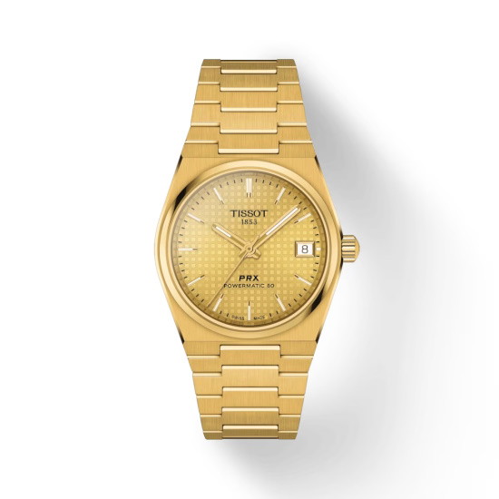 Picture of Tissot PRX Powermatic 80 Gold-Tone Stainless Steel Watch
