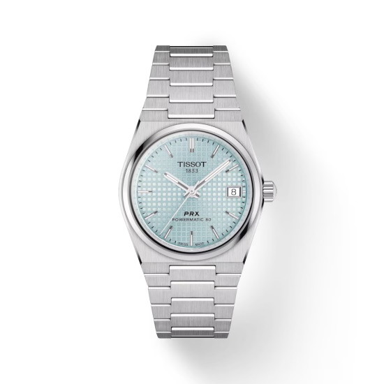 Picture of Tissot PRX Powermatic 80 Steel Watch with Ice Blue Dial