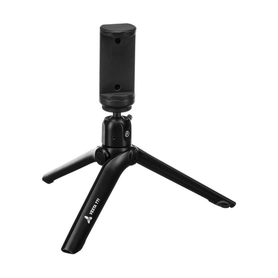 Picture of Vanguard Aluminum Tabletop Tripod with Phone Holder - Black