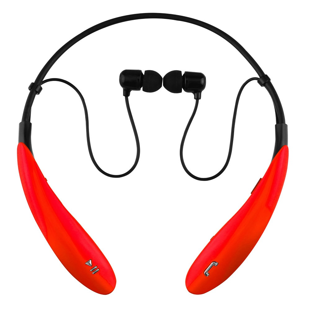 Picture of Supersonic Bluetooth In-Ear Headphones with Flex Collar - Red