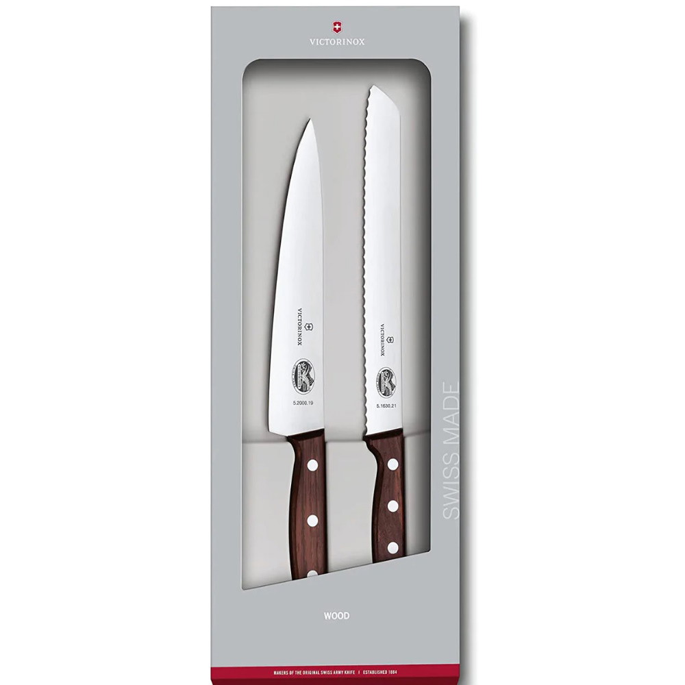 Picture of Victorinox 2-Piece Wood Kitchen Knife Set