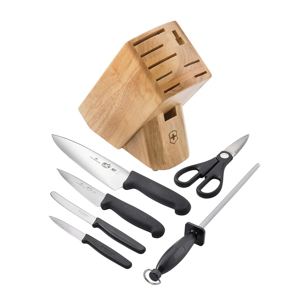 Picture of Victorinox 7-Piece Wood Block Knife Set