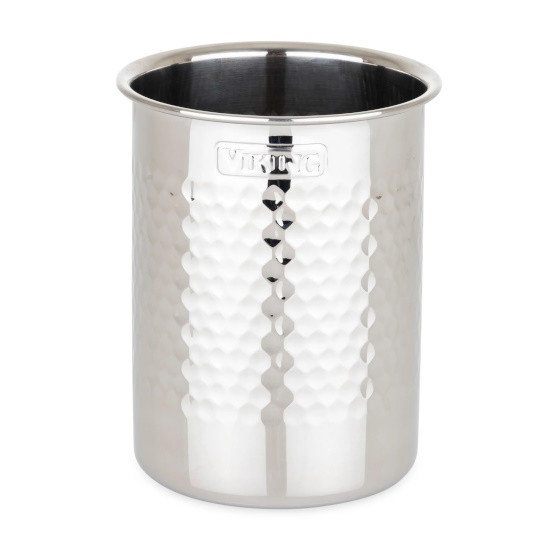 Picture of Viking Hammered Stainless Steel Utensil Holder