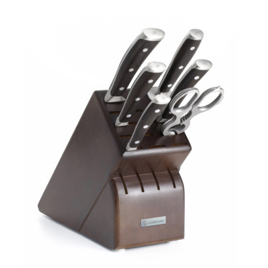 Picture of Wusthof Ikon 7-Piece Knife Block Set - Walnut