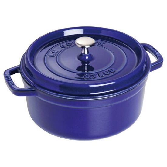 Picture of Staub 5.5-Qt. Round Cocotte - Dark Blue