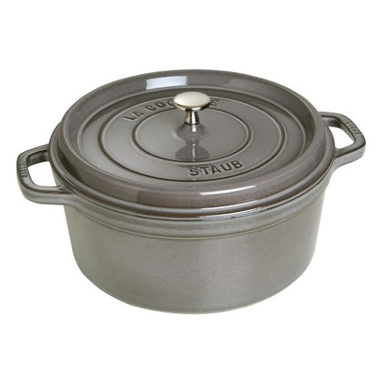 Picture of Staub 7-Qt. Round Cocotte - Graphite Grey