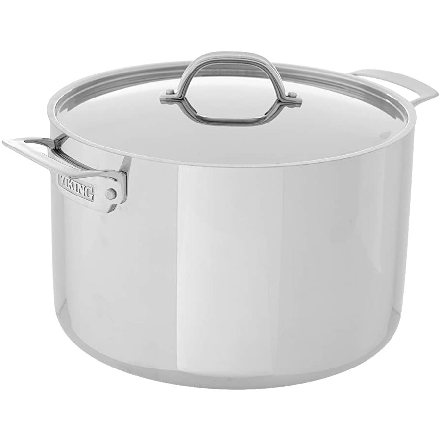 Picture of Viking 3Ply 12-Qt. Stock Pot with Metal Lid