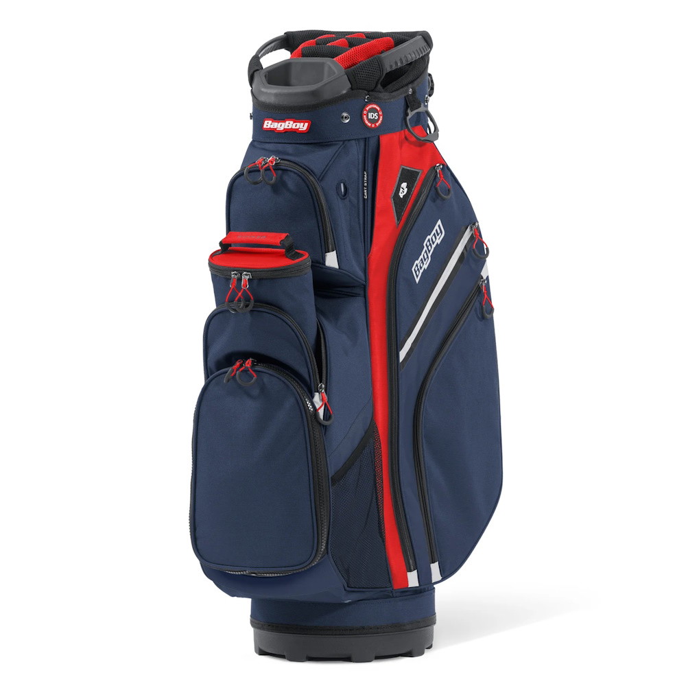 Picture of Bag Boy Chiller Pro Cart Golf Bag - Nvy/Red/Wht
