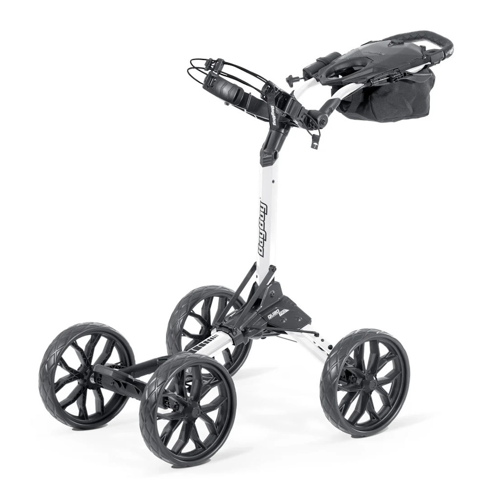 Picture of Bag Boy Quad Pro Push Cart - White/Black