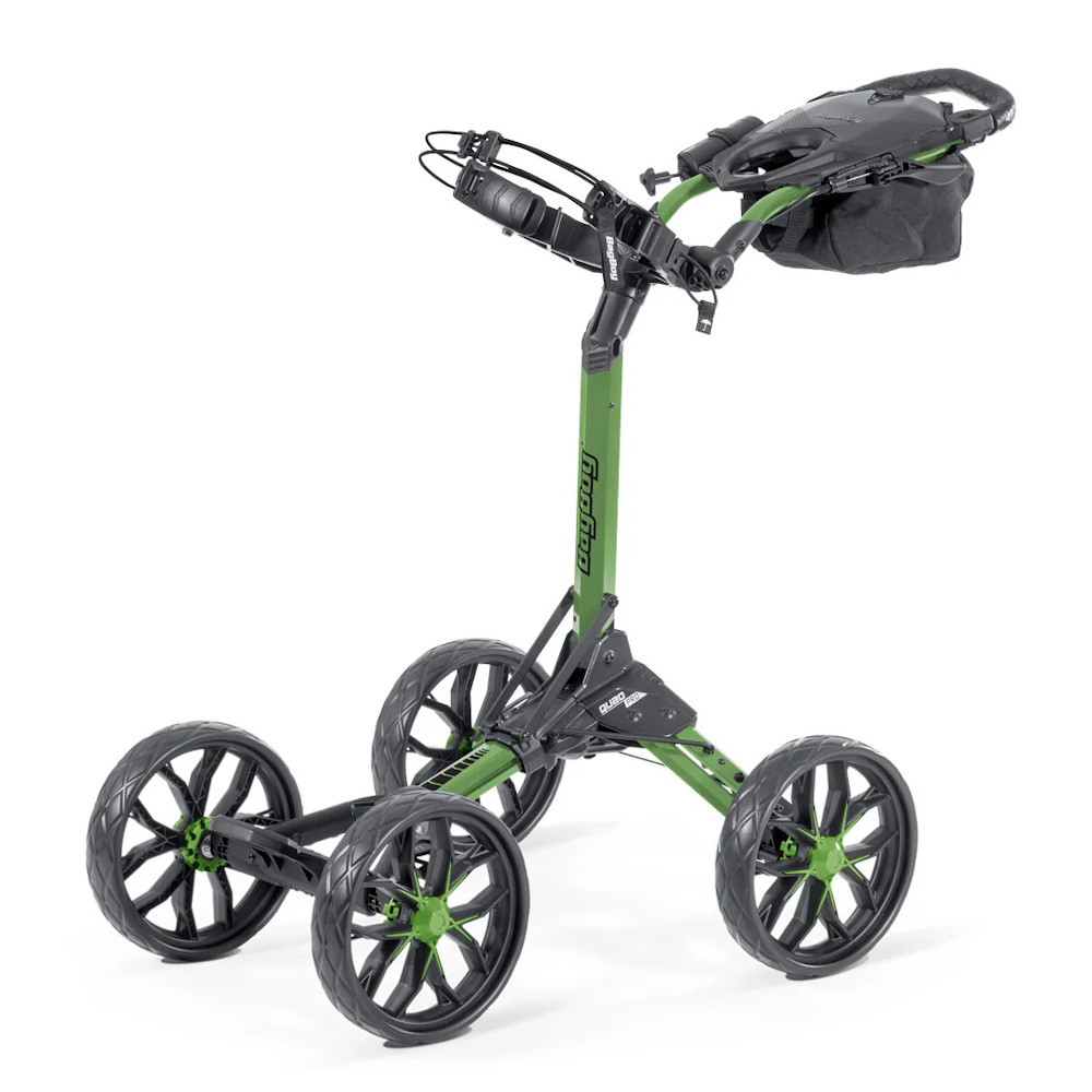 Picture of Bag Boy Quad Pro Push Cart - Green/Black