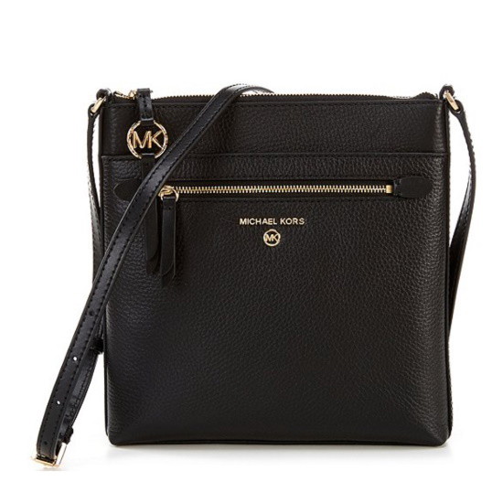 Picture of Michael Kors Jet Set Charm Small N/S Flat Crossbody - Black