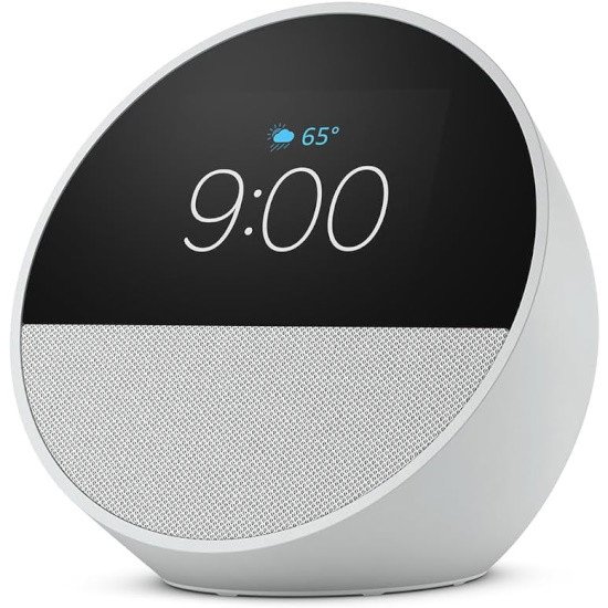 Picture of Amazon Echo Spot Smart Alarm Clock with Alexa - Glacier White