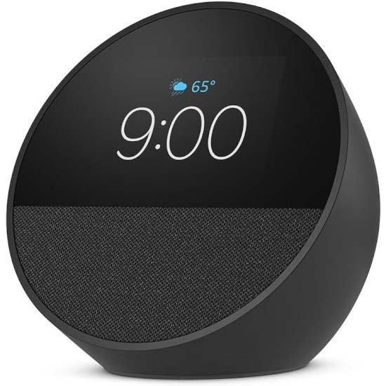 Picture of Amazon Echo Spot Smart Alarm Clock with Alexa - Black