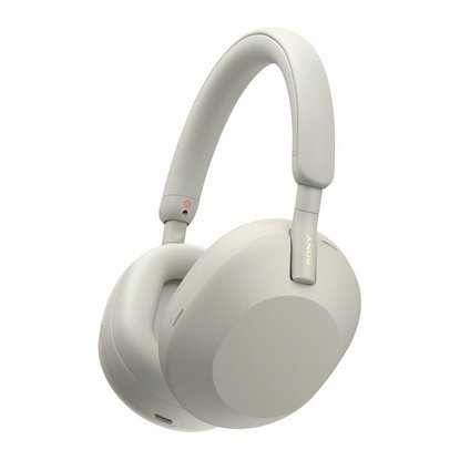 Picture of Sony Wireless Noise-Canceling Over-Ear Headphones - Silver