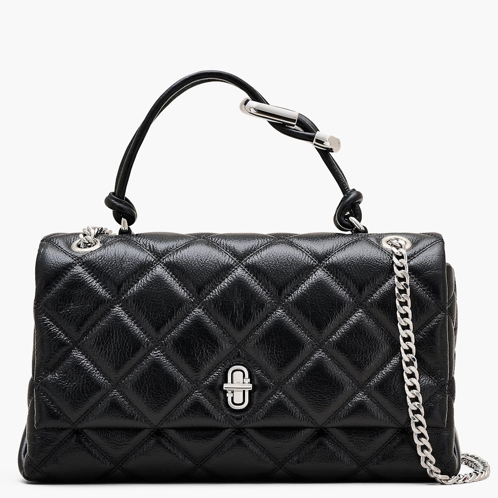 Picture of Marc Jacobs The Quilted Dual Convertible Shoulder Bag - Black