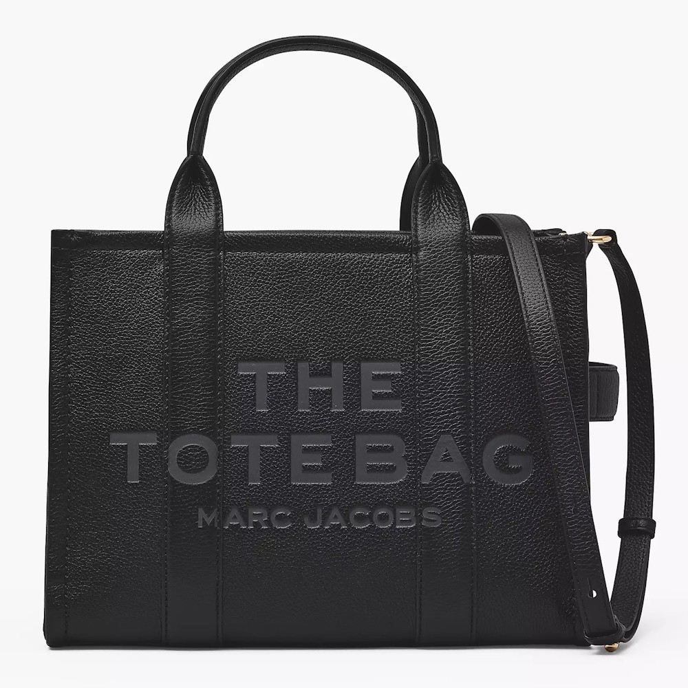 Picture of Marc Jacobs The Leather Tote Small Bag - Black