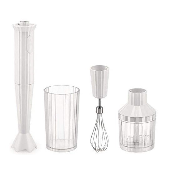 Picture of Alessi Plisse Hand Mixer Set - White