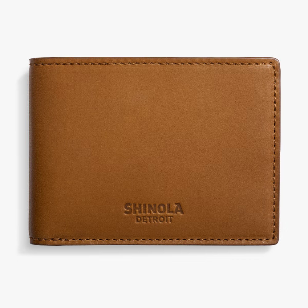 Picture of Shinola Slim Bifold Wallet - Tan