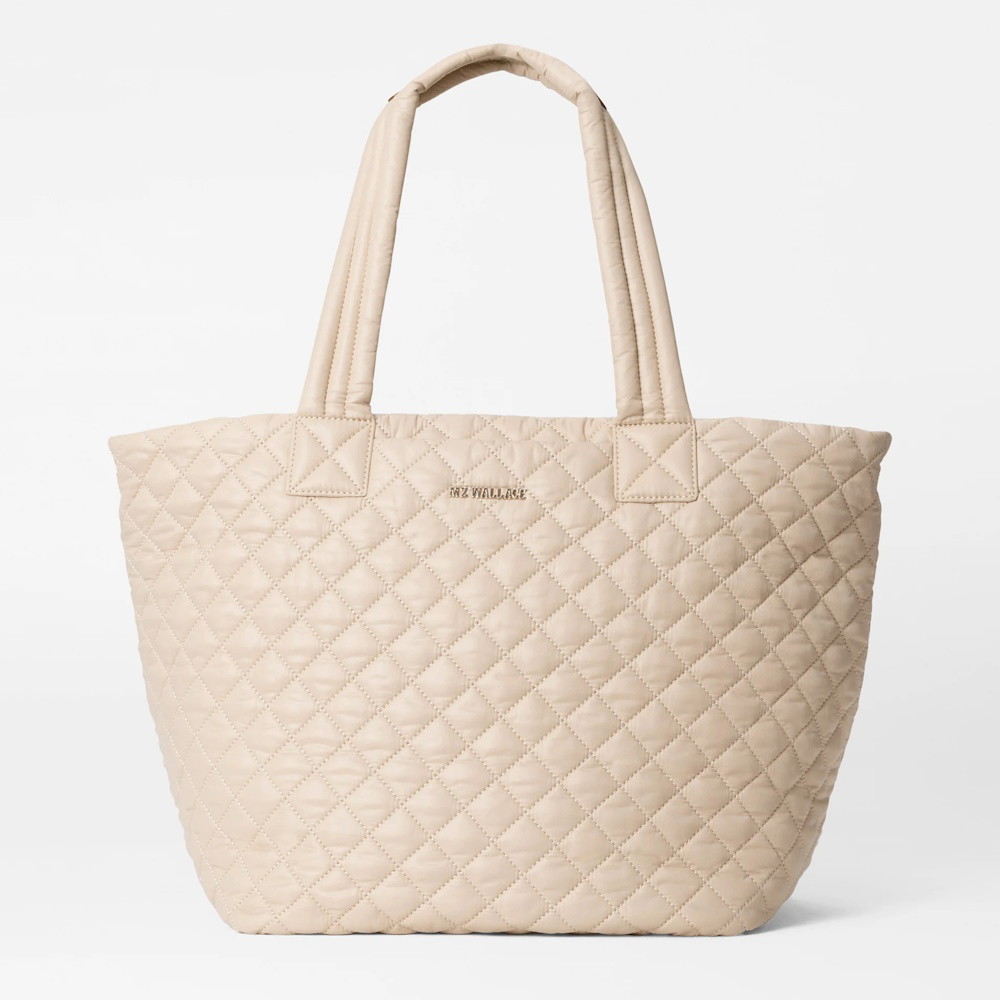 Picture of MZ Wallace Medium Metro Tote Deluxe - Buff
