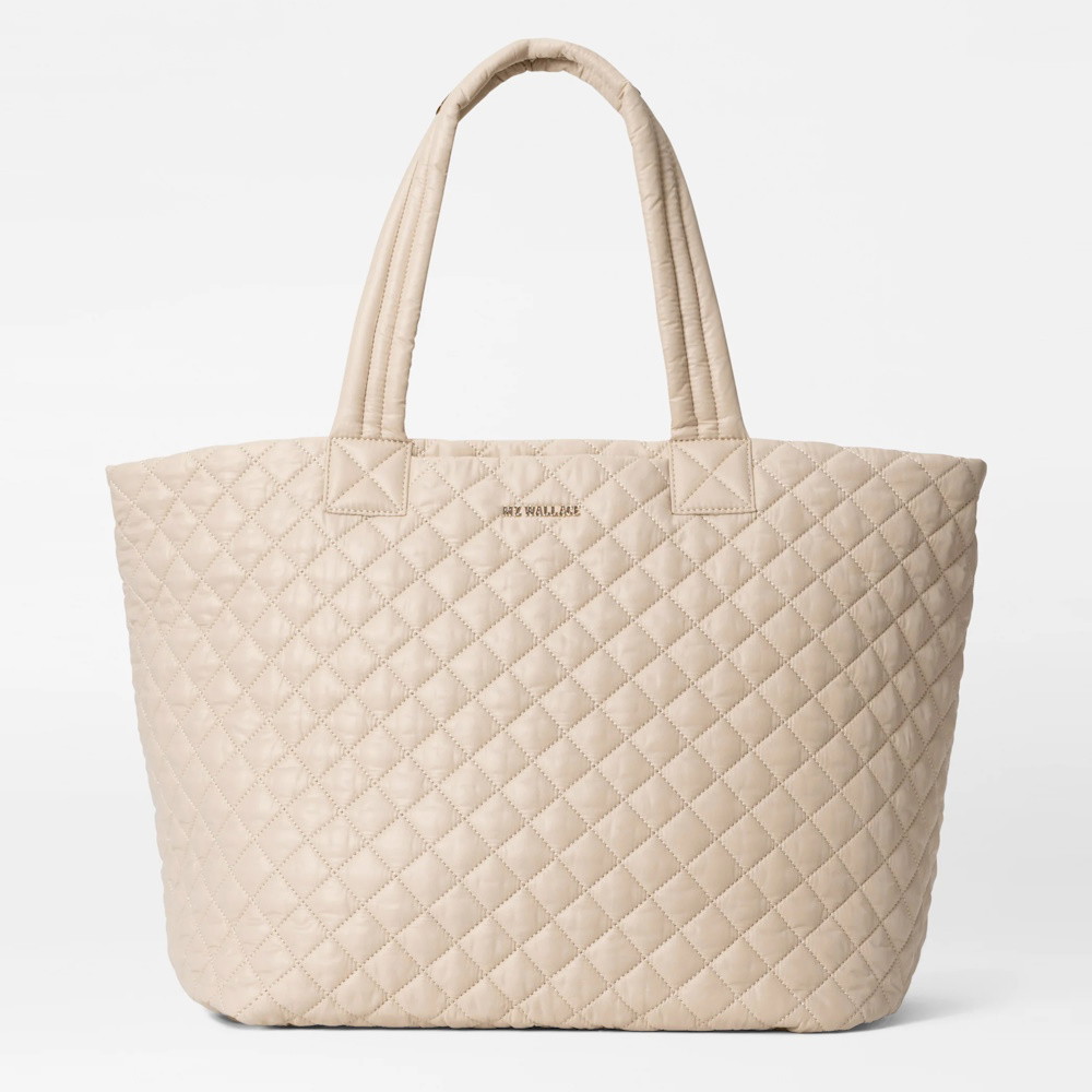 Picture of MZ Wallace Large Metro Tote Deluxe - Buff
