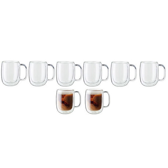 Picture of ZWILLING Sorrento 8-Piece Glass Coffee Mug Set