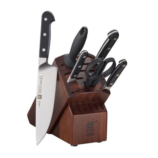 Picture of ZWILLING Pro 7-Piece Knife Block Set - Acacia