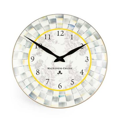 Picture of MacKenzie-Childs Sterling Check Clock