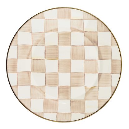 Picture of MacKenzie-Childs Mocha Check Dinner Plate