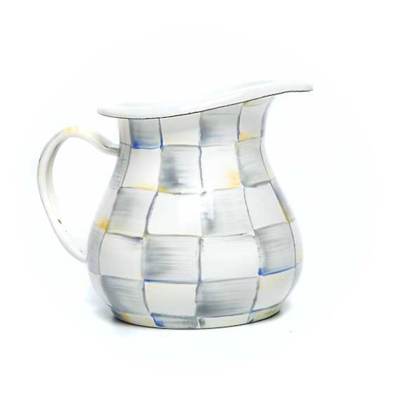 Picture of MacKenzie-Childs Sterling Check Enamel Creamer