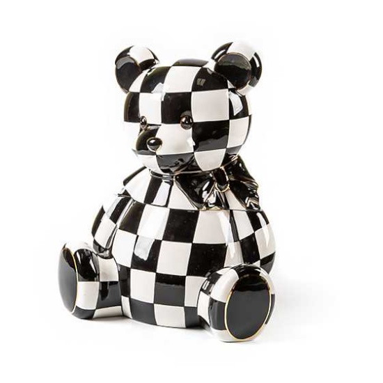 Picture of MacKenzie-Childs Courtly Bear Cookie Jar