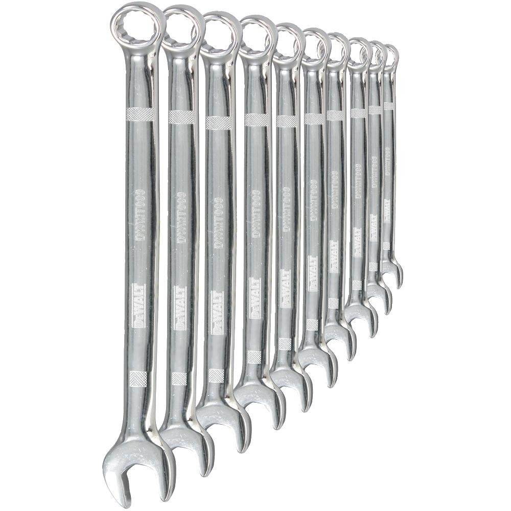 Picture of DeWalt 10-Piece Combination Wrench Set - SAE