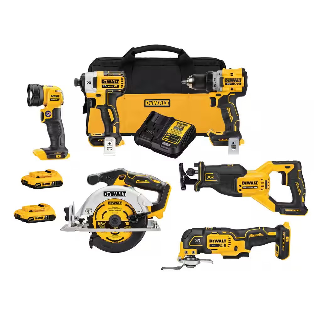 Picture of DeWalt 20V MAX XR Brushless 6-Tool Combo Kit