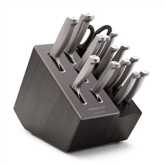 Picture of Calphalon Cutlery 15PC Stainless Steel Set w/ SharpIN EdgeTech