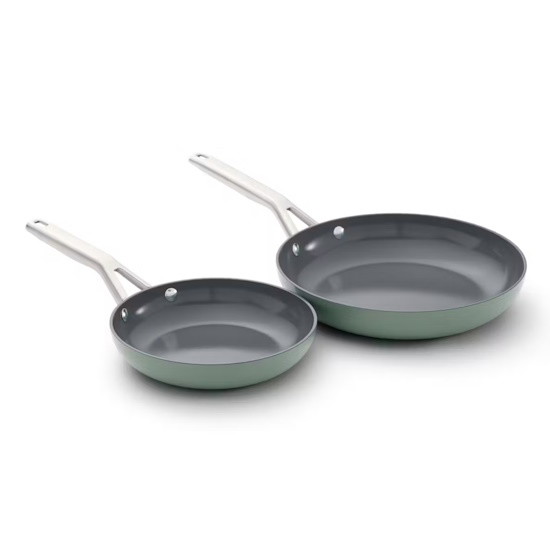 Picture of Calphalon Ceramic Nonstick 8'' & 10'' Fry Pans - Silver Ash
