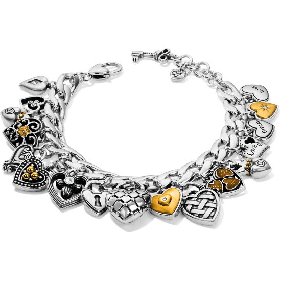 Picture of Brighton One Heart Charm Bracelet