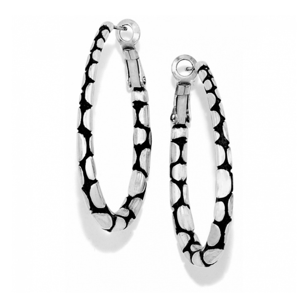 Picture of Brighton Pebble Oval Hoop Earrings