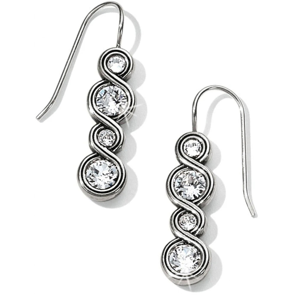 Picture of Brighton Infinity Sparkle French Wire Earrings - Silver