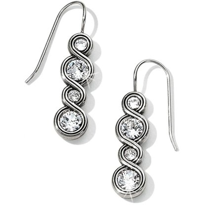 Picture of Brighton Infinity Sparkle French Wire Earrings - Silver