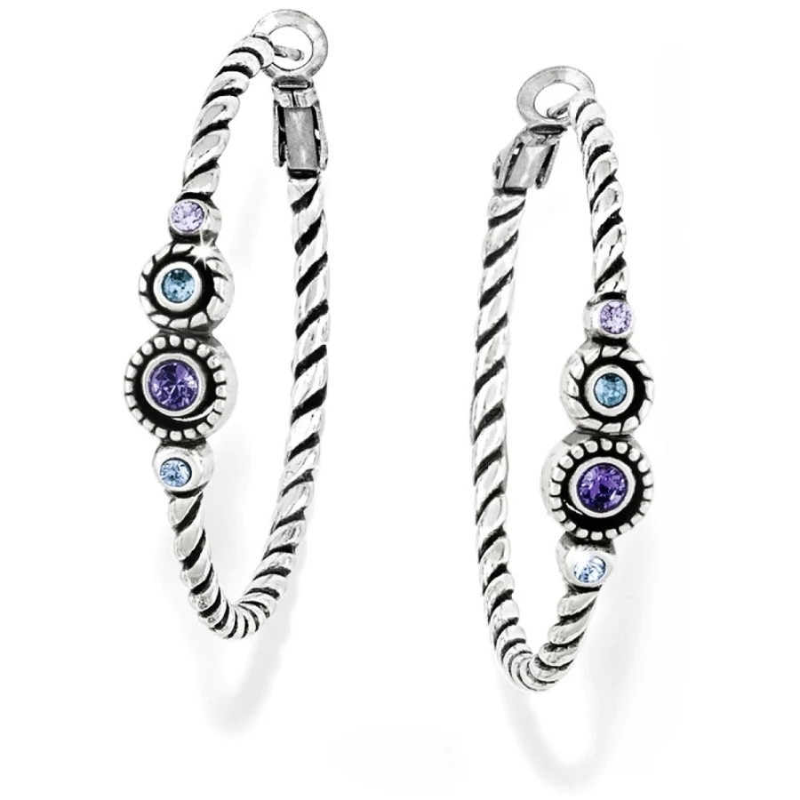 Picture of Brighton Halo Hoop Earrings