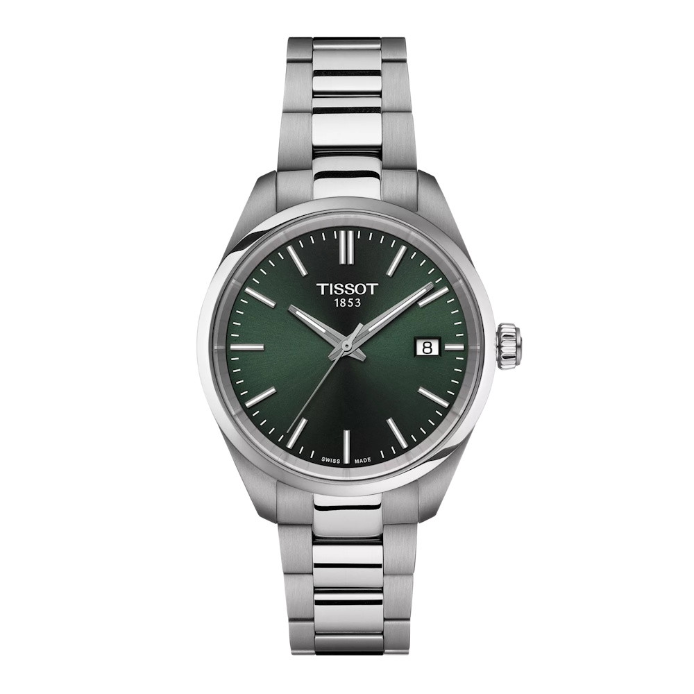 Picture of Tissot PR 100 Quartz 34mm Stainless Steel Watch w/Green Dial