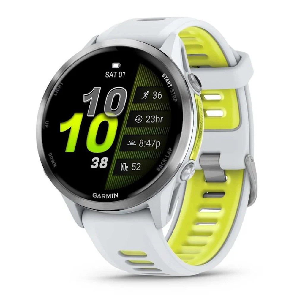 Picture of Garmin Forerunner 970 GPS Running Watch-Whitestone/Amp Yellow