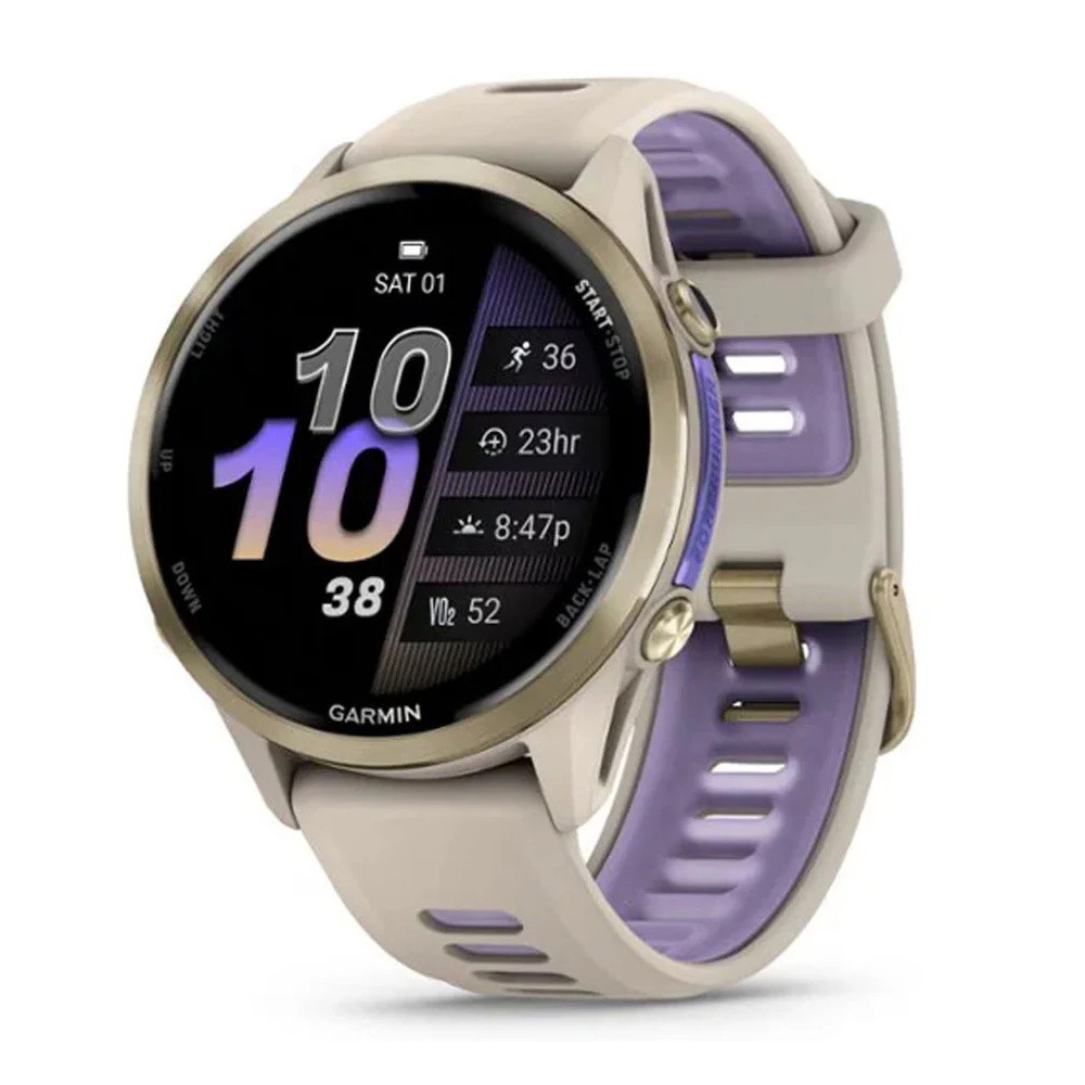 Picture of Garmin Forerunner 970 GPS Running Watch - French Gray/Indigo